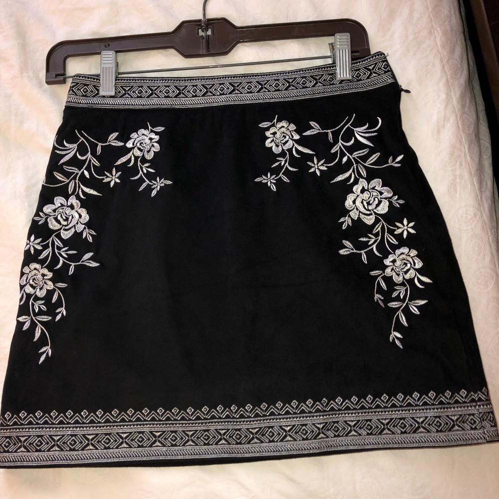 Floral Mini Skirt